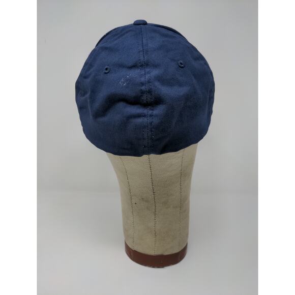 Rail Pros Port Authority FlexFit Hat Size L/XL BLue Embroidered Spell Out - Picture 6 of 9